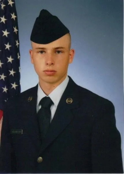 Joshua Herrington's U.S. Air Force portrait in service dress